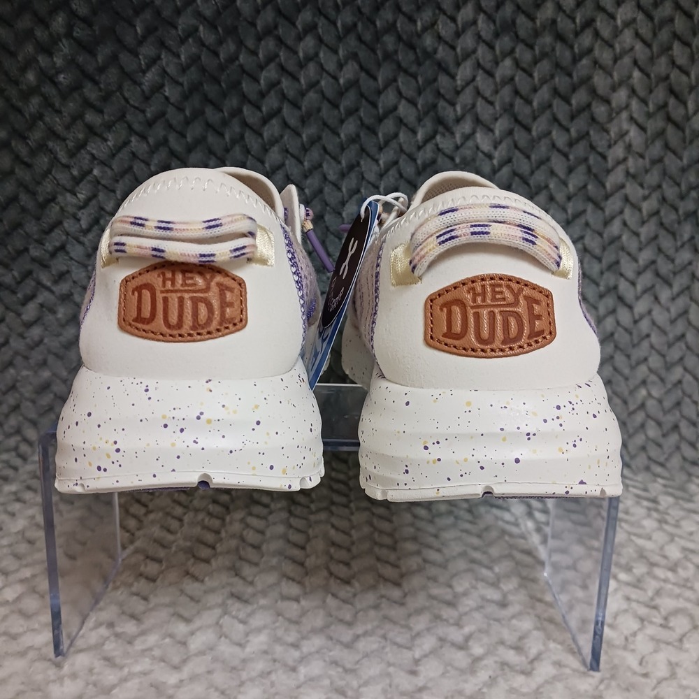 Hey Dude Women's Sneakers Shoes Egret Multicolor Sirocco W Knit Size 6 - Picture 3 of 10